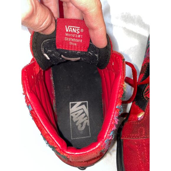 Vans Sk8 Reissue Hi Festival Santin Floral Suede Woman's Hi-Top - Size 8 - Picture 10 of 13